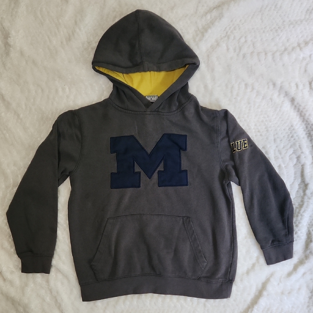 Stadium Athletics Yellow and Gray Hoodie
